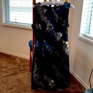 Richly colored dress